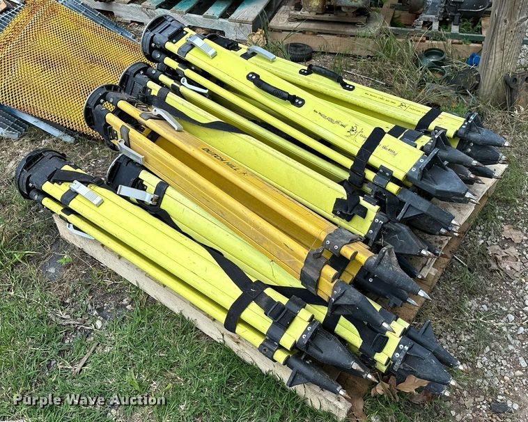 image for item OG9105 Approximately 10 surveying tri-pods