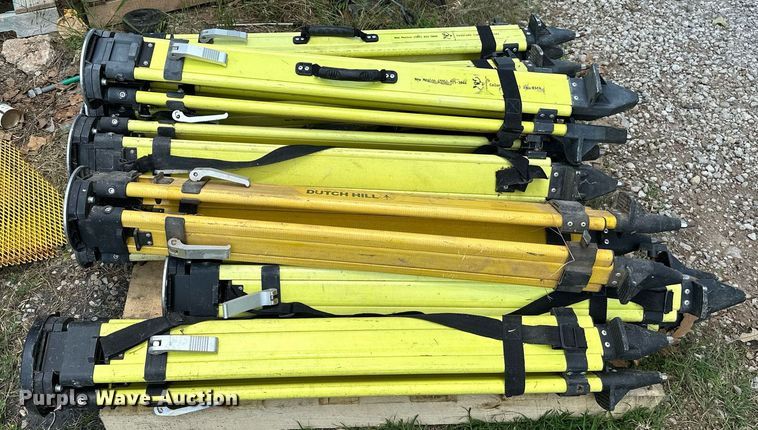 image for item OG9105 Approximately 10 surveying tri-pods