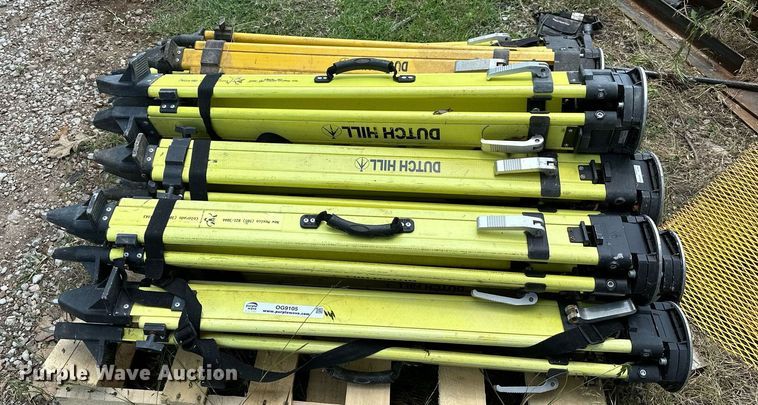 image for item OG9105 Approximately 10 surveying tri-pods