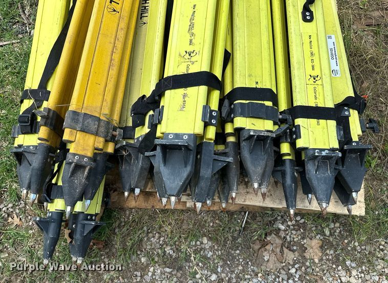 image for item OG9105 Approximately 10 surveying tri-pods