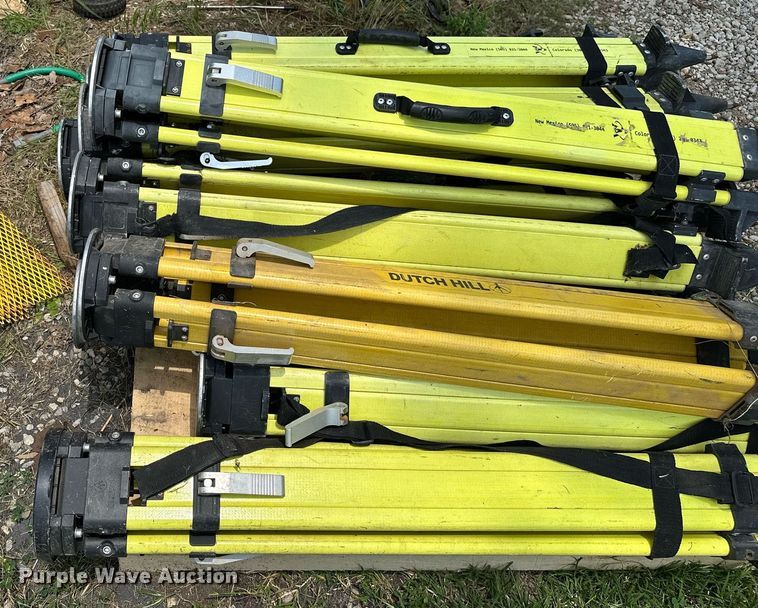 image for item OG9105 Approximately 10 surveying tri-pods