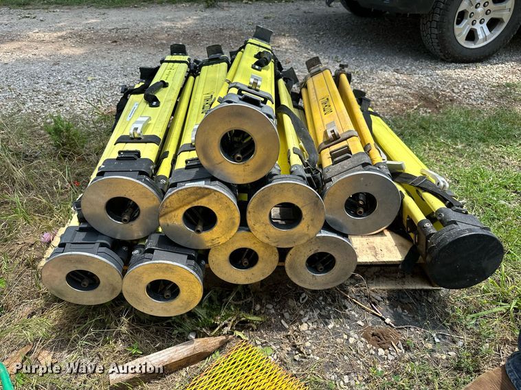 image for item OG9105 Approximately 10 surveying tri-pods