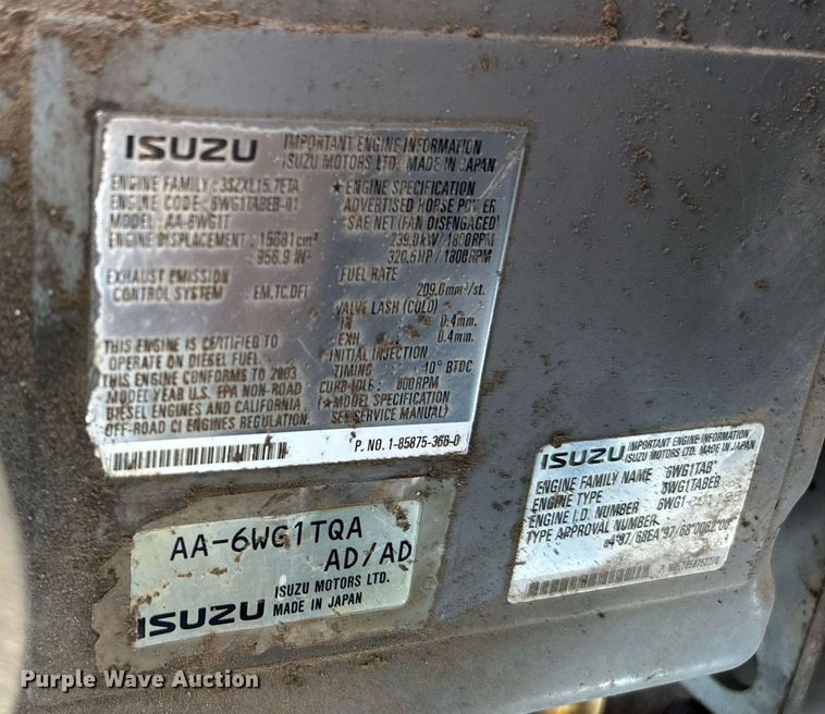 image for item AF9668 2003 Hitachi ZX450LC  excavator