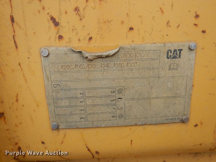 image for item AF9673 2003 Caterpillar 420D  backhoe