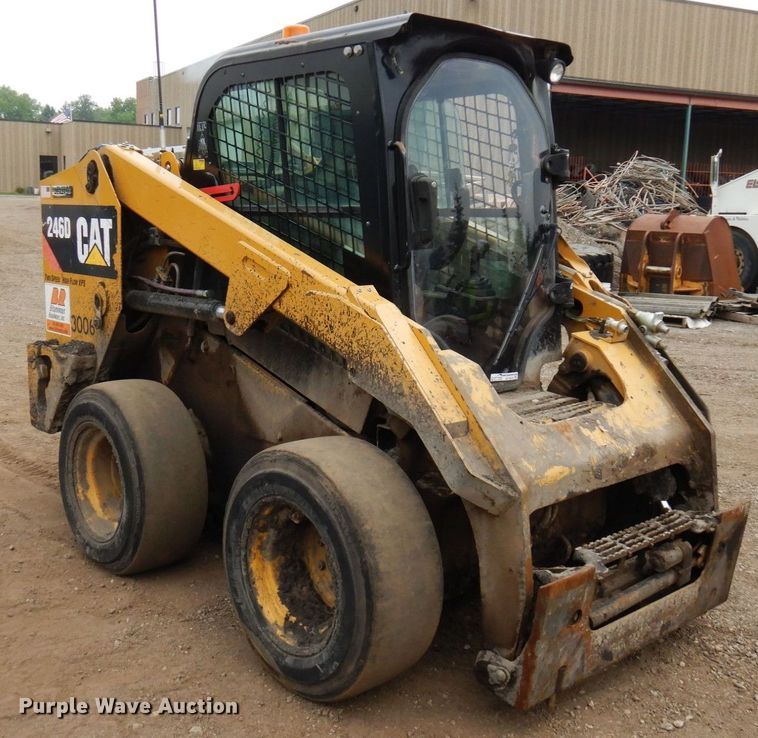 image for item AF9675 2016 Caterpillar 246D  skid steer loader