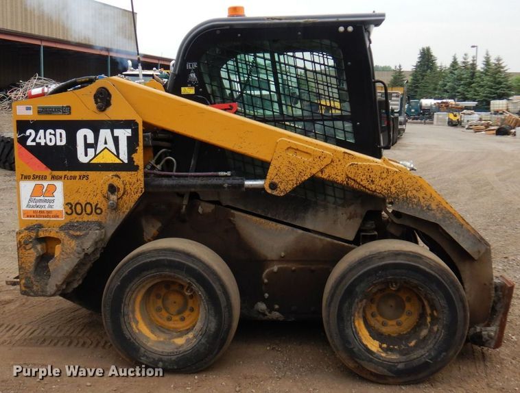 image for item AF9675 2016 Caterpillar 246D  skid steer loader