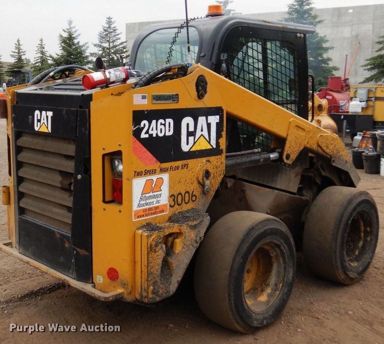 image for item AF9675 2016 Caterpillar 246D  skid steer loader