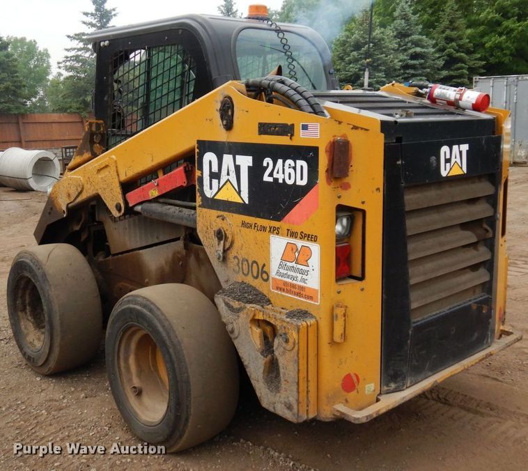 image for item AF9675 2016 Caterpillar 246D  skid steer loader