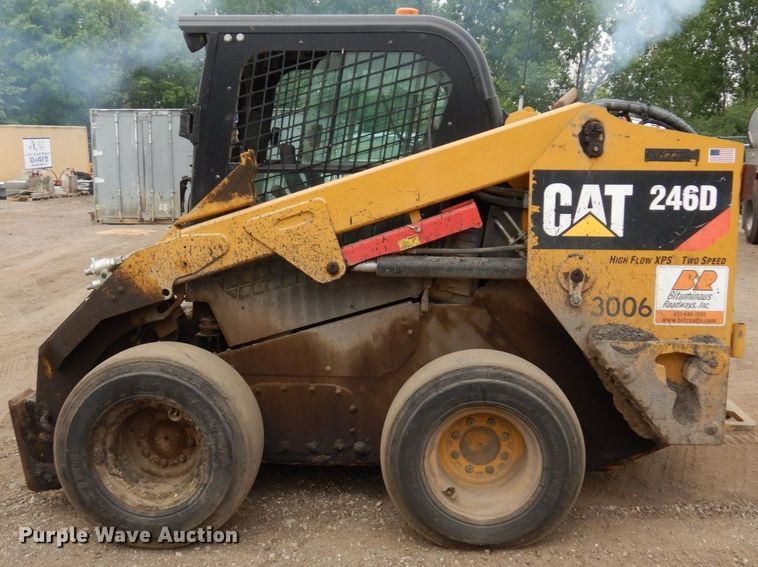 image for item AF9675 2016 Caterpillar 246D  skid steer loader