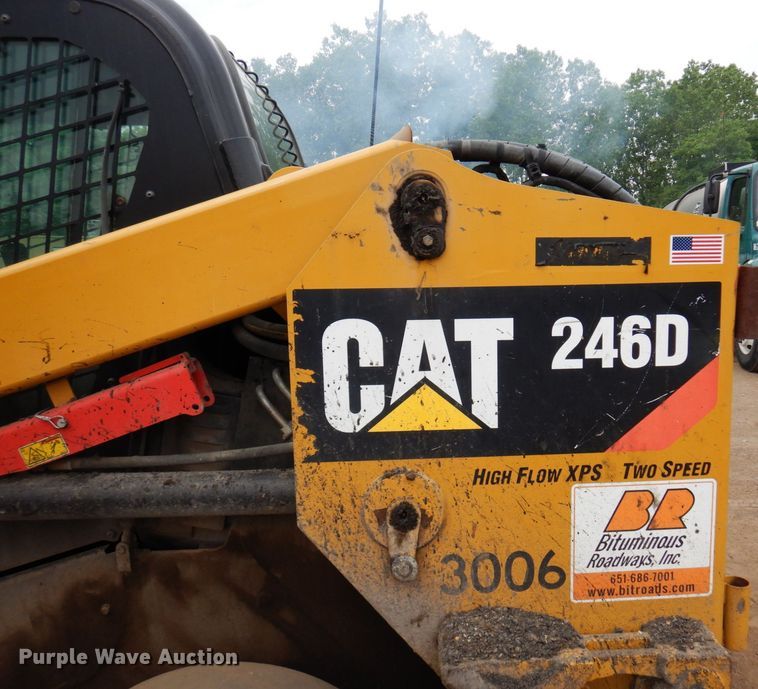 image for item AF9675 2016 Caterpillar 246D  skid steer loader