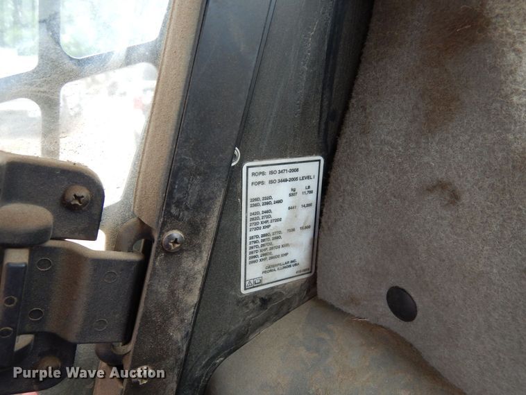 image for item AF9675 2016 Caterpillar 246D  skid steer loader