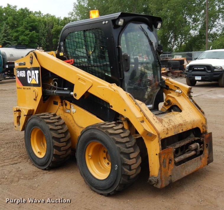 image for item AF9676 2017 Caterpillar 246D  skid steer loader