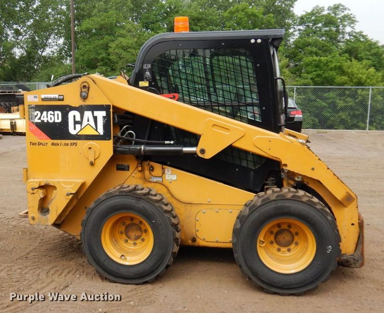 image for item AF9676 2017 Caterpillar 246D  skid steer loader