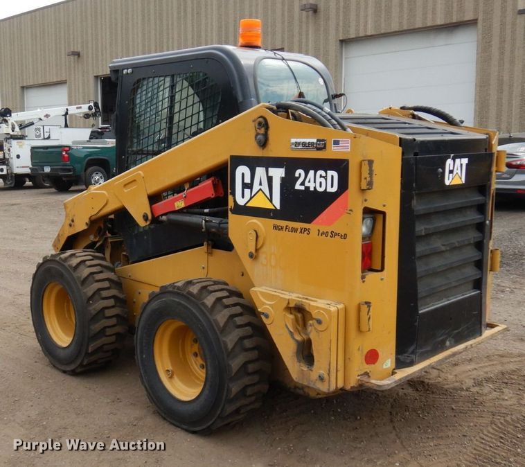 image for item AF9676 2017 Caterpillar 246D  skid steer loader