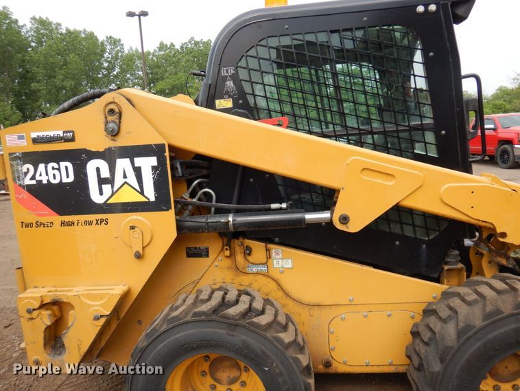 image for item AF9676 2017 Caterpillar 246D  skid steer loader