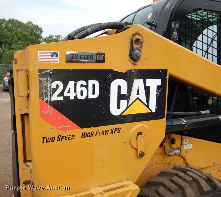 image for item AF9676 2017 Caterpillar 246D  skid steer loader