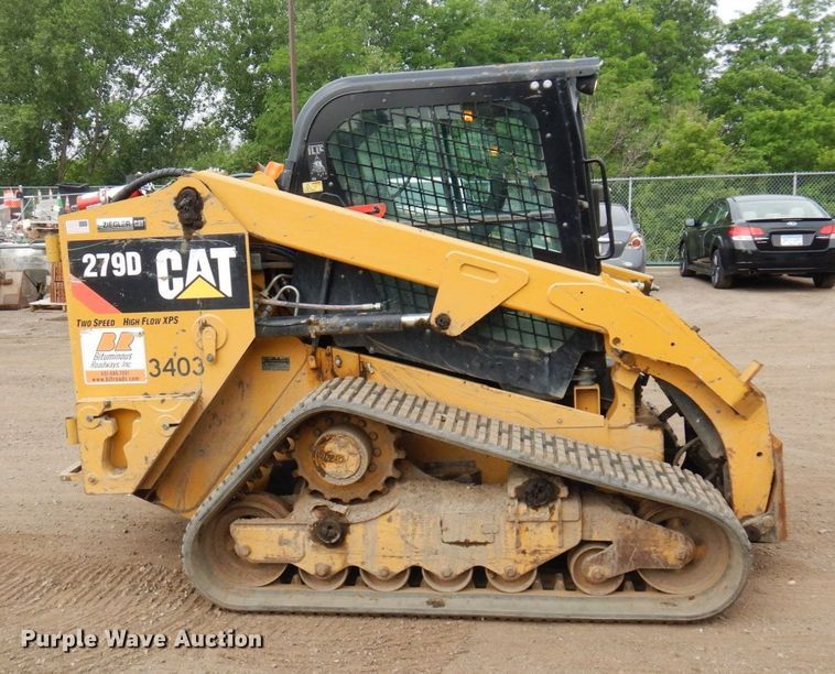 image for item AF9677 2017 Caterpillar 279D  tracked skid steer loader