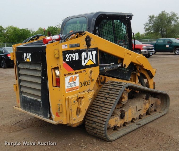 image for item AF9677 2017 Caterpillar 279D  tracked skid steer loader