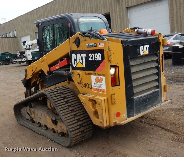 image for item AF9677 2017 Caterpillar 279D  tracked skid steer loader
