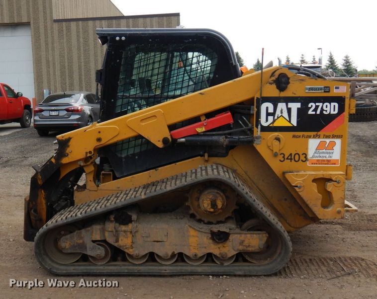 image for item AF9677 2017 Caterpillar 279D  tracked skid steer loader