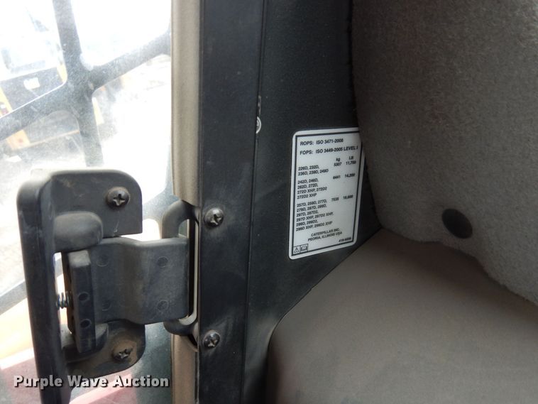 image for item AF9677 2017 Caterpillar 279D  tracked skid steer loader