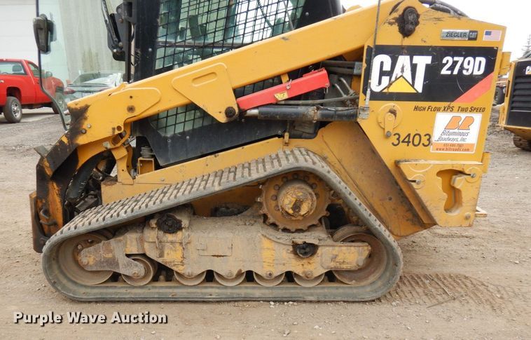 image for item AF9677 2017 Caterpillar 279D  tracked skid steer loader
