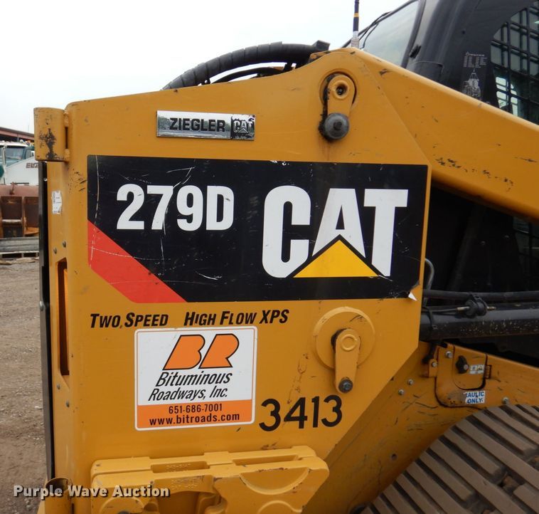 image for item AF9678 2019 Caterpillar 279D  tracked skid steer loader