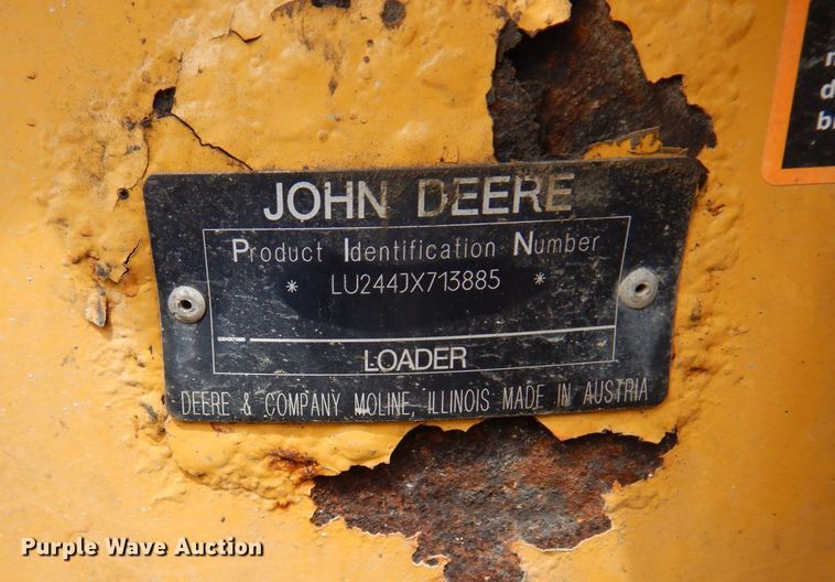 image for item AF9680 2006 John Deere 244J  wheel loader