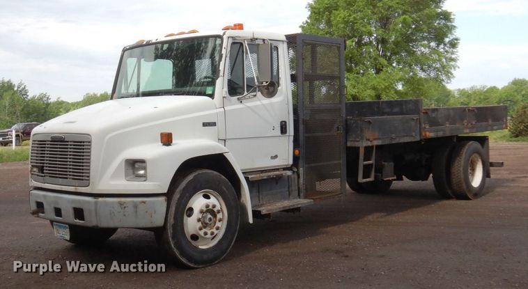 image for item AF9700 2003 Freightliner FL70  dump flatbed truck