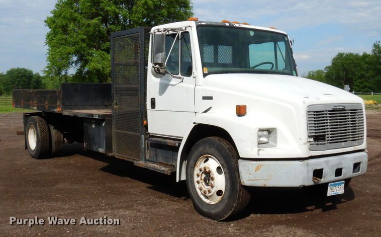 image for item AF9700 2003 Freightliner FL70  dump flatbed truck