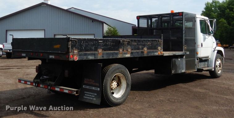 image for item AF9700 2003 Freightliner FL70  dump flatbed truck
