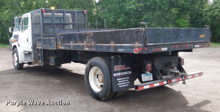 image for item AF9700 2003 Freightliner FL70  dump flatbed truck