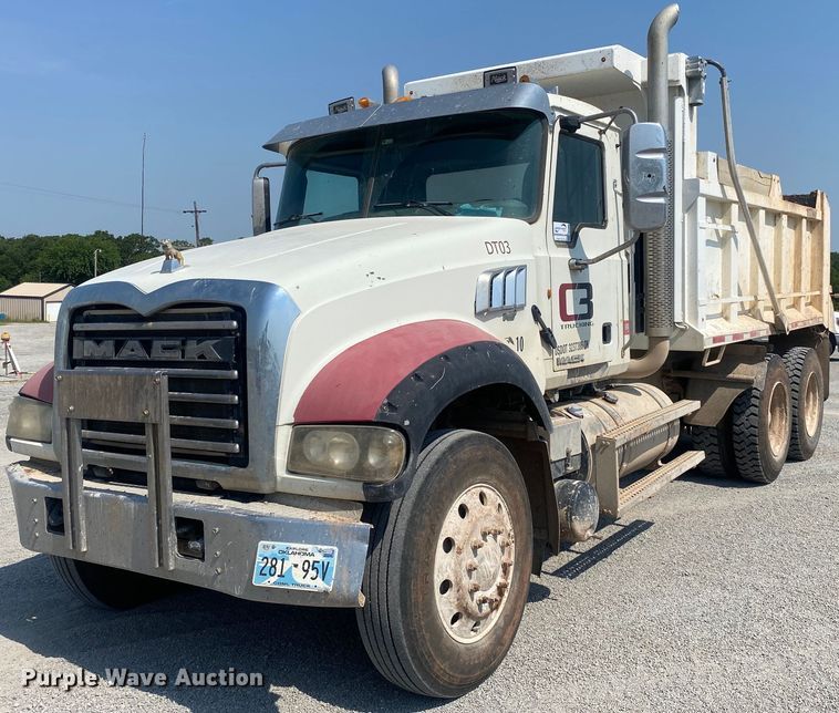 image for item DI7816 2012 Mack GU713  dump truck
