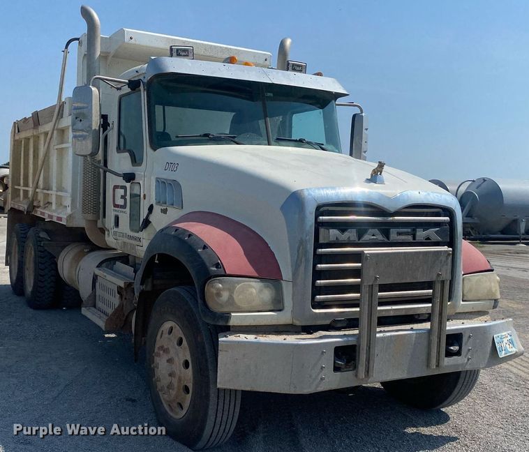 image for item DI7816 2012 Mack GU713  dump truck