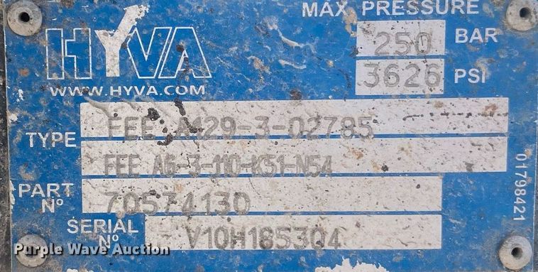 image for item DI7816 2012 Mack GU713  dump truck