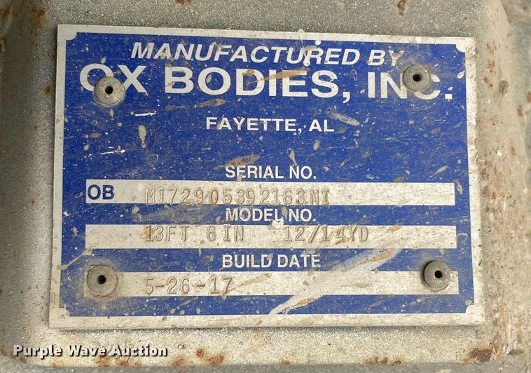 image for item DI7816 2012 Mack GU713  dump truck