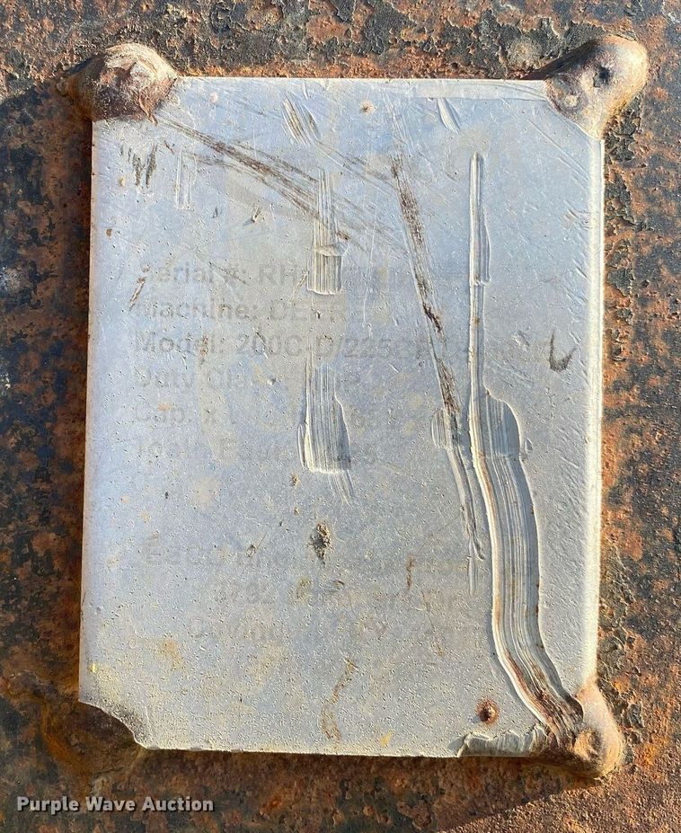 image for item DI7821 2009 John Deere 200D LC  excavator