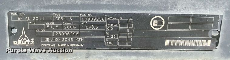 image for item DL3769 2005 Vermeer RT650 trencher