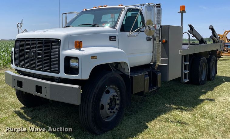 image for item DL3778 2000 GMC C8500  reel truck