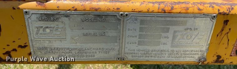 image for item DL3779 2002 TSE T30/36VGRC  reel trailer