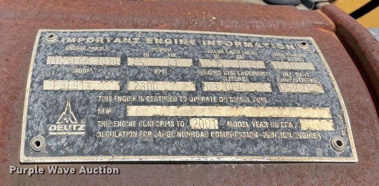 image for item DL3780 1994 Vermeer CC135A Offset  concrete cutter