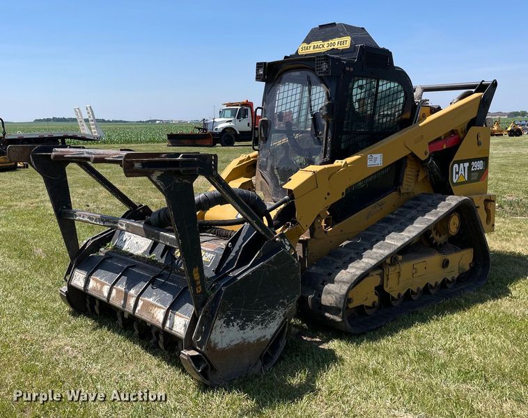 image for item DL3783 2017 Caterpillar 299D2XHP  tracked skid steer loader