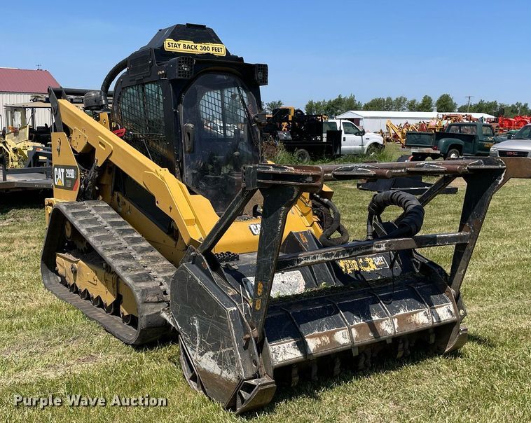 image for item DL3783 2017 Caterpillar 299D2XHP  tracked skid steer loader