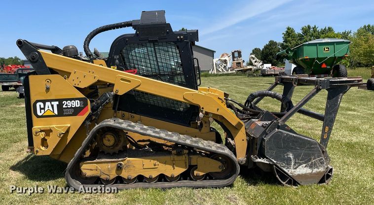 image for item DL3783 2017 Caterpillar 299D2XHP  tracked skid steer loader