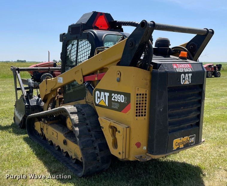 image for item DL3783 2017 Caterpillar 299D2XHP  tracked skid steer loader
