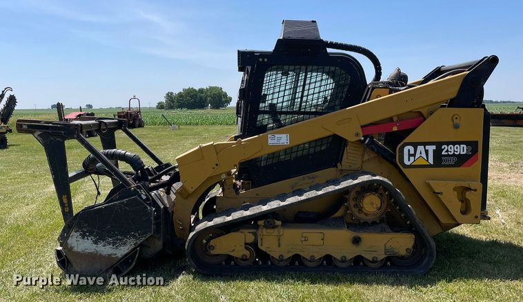 image for item DL3783 2017 Caterpillar 299D2XHP  tracked skid steer loader