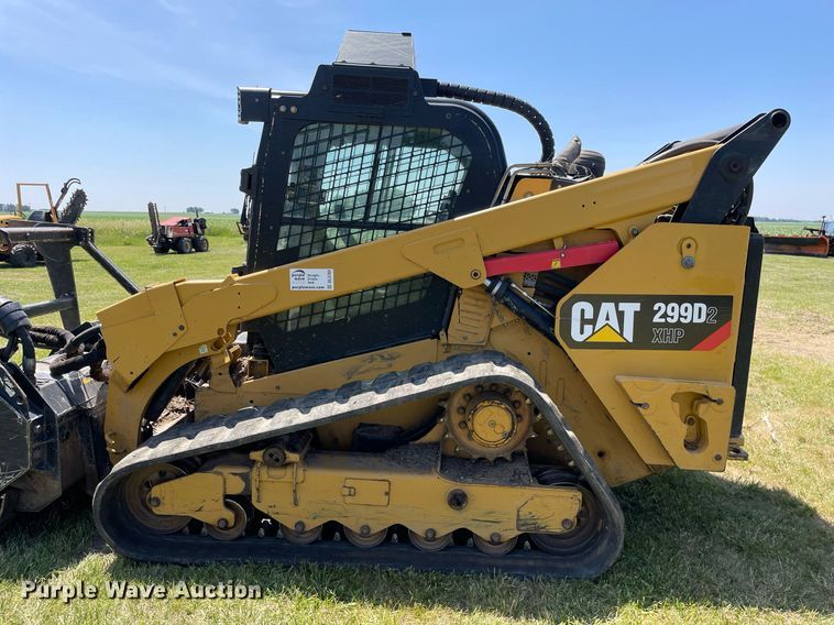 image for item DL3783 2017 Caterpillar 299D2XHP  tracked skid steer loader