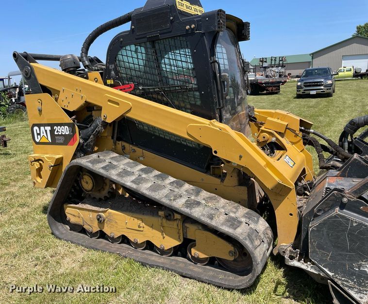 image for item DL3783 2017 Caterpillar 299D2XHP  tracked skid steer loader