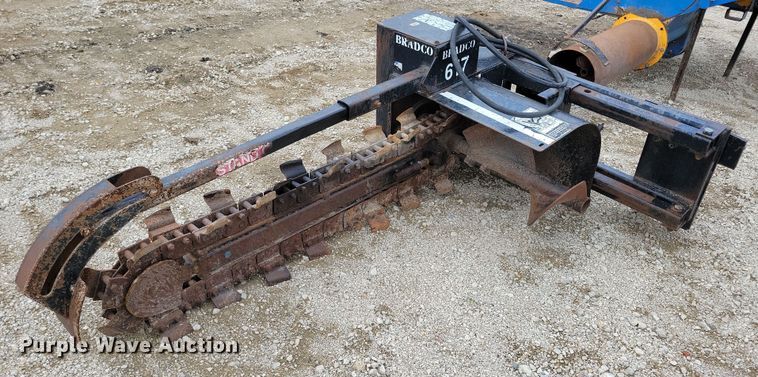 image for item DN3993 skid steer trencher