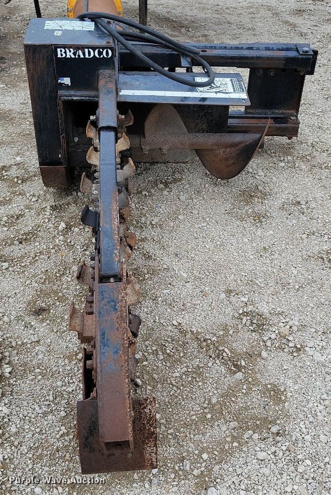 image for item DN3993 skid steer trencher